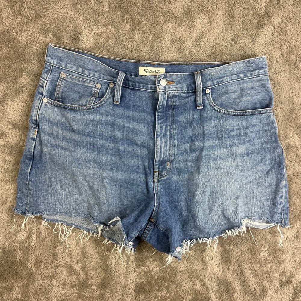 Madewell The Mom Jean Denim Cutoff Women's Shorts 33 M9228